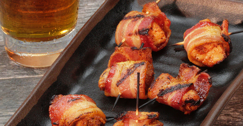bacon wrapped chicken bites